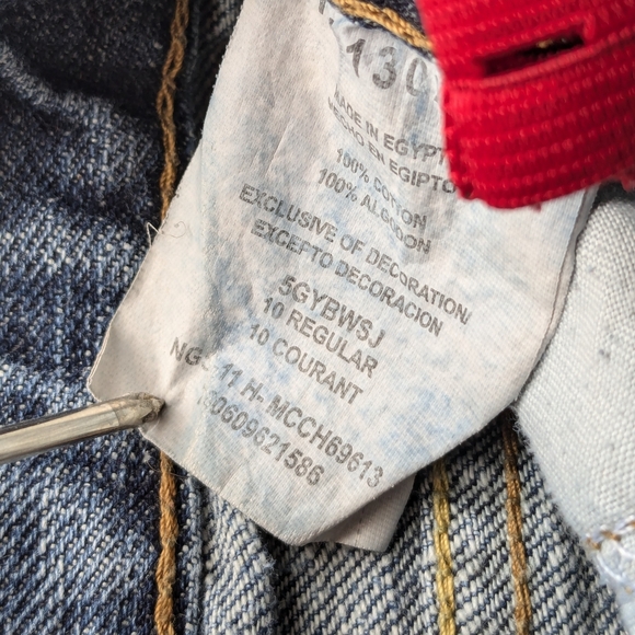 Wrangler Boys Denim Jeans Loose Fit Sz 10 Reg Baggy B-3 - Picture 11 of 13